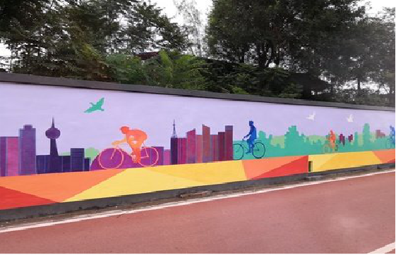 杞县墙体彩绘-围墙