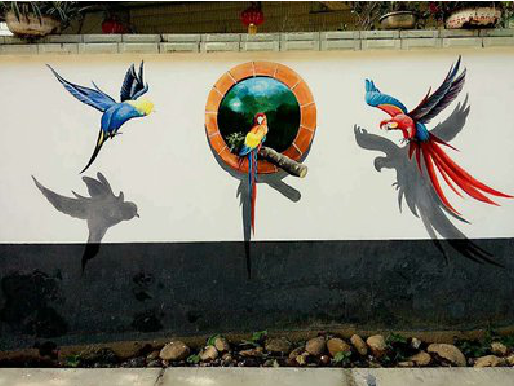 杞县视觉错位-3D墙绘设计