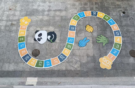 杞县地面游戏彩绘