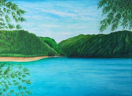 杞县在墙绘中，如何绘画绿水青山？