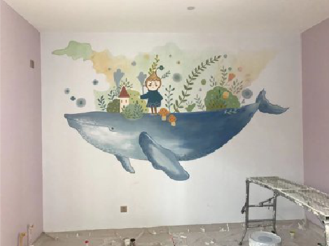 杞县手绘墙的特点及优势。